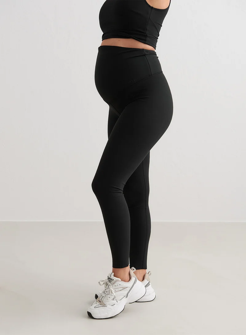 Black Sense Maternity Petite Tights