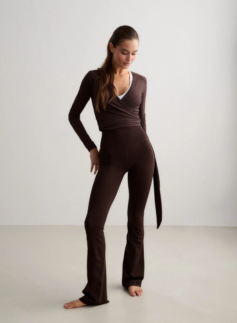 Chocolate Sense Flare Tights