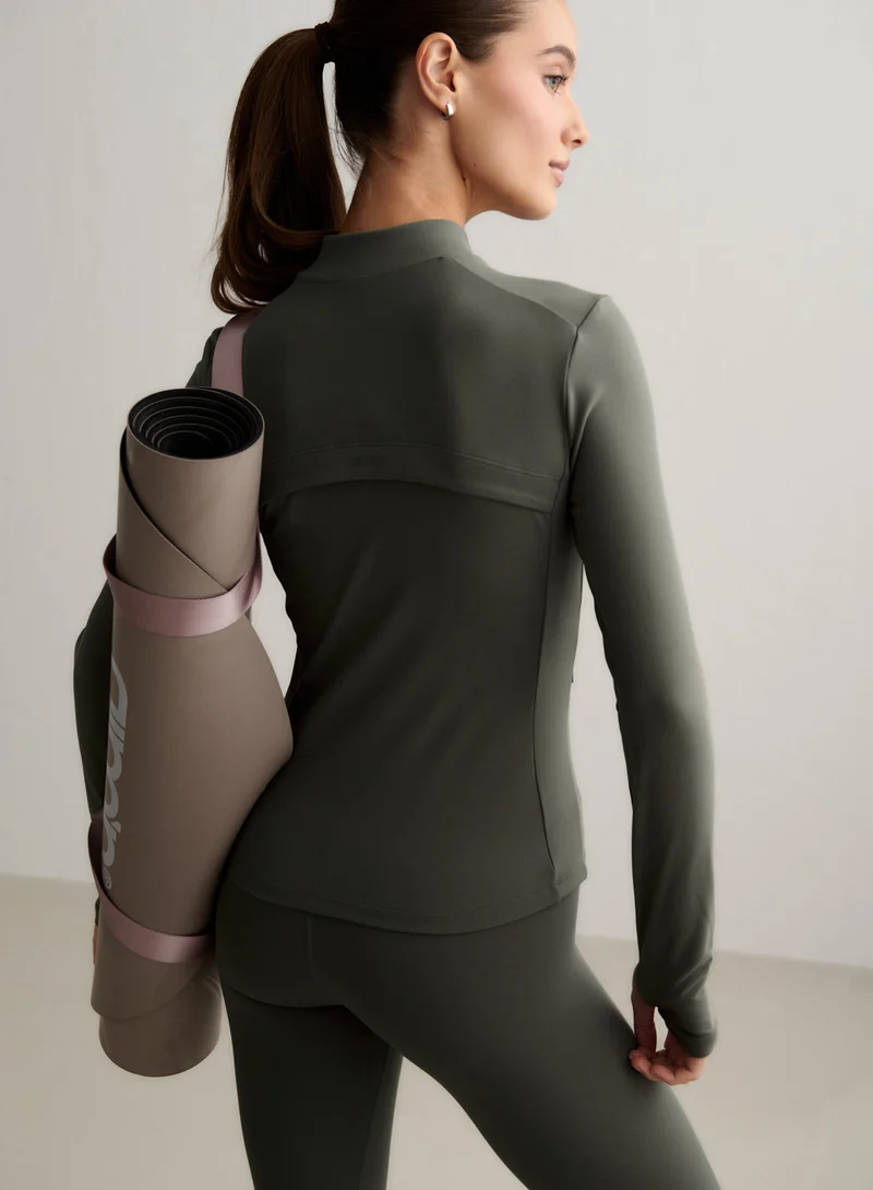 Ivy Sense Tights & Zip Jacket Set