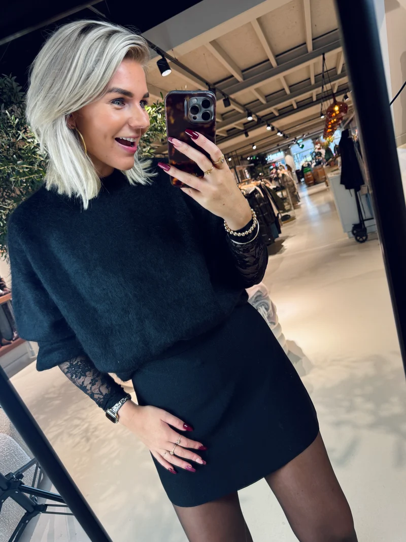 Flashy Knit Skirt