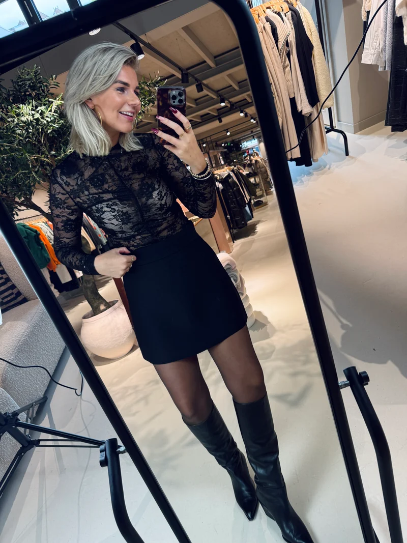 Flashy Knit Skirt