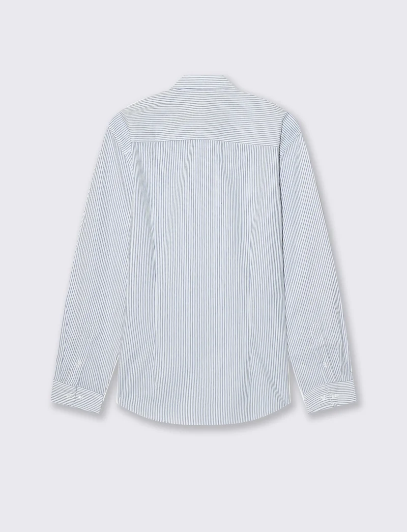CAMICIA REGULAR FIT EASY IRON UNITA ED A FANTASIA - Bluette