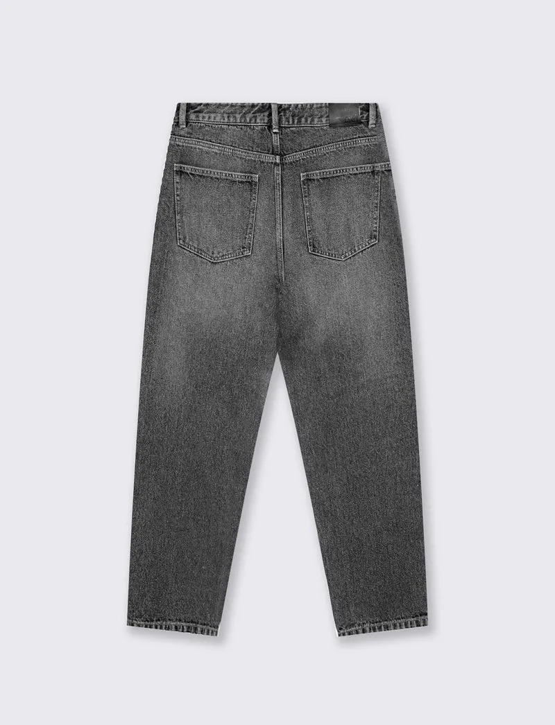 JEANS BAGGY FIT GRIGIO MEDIO. - Grigio