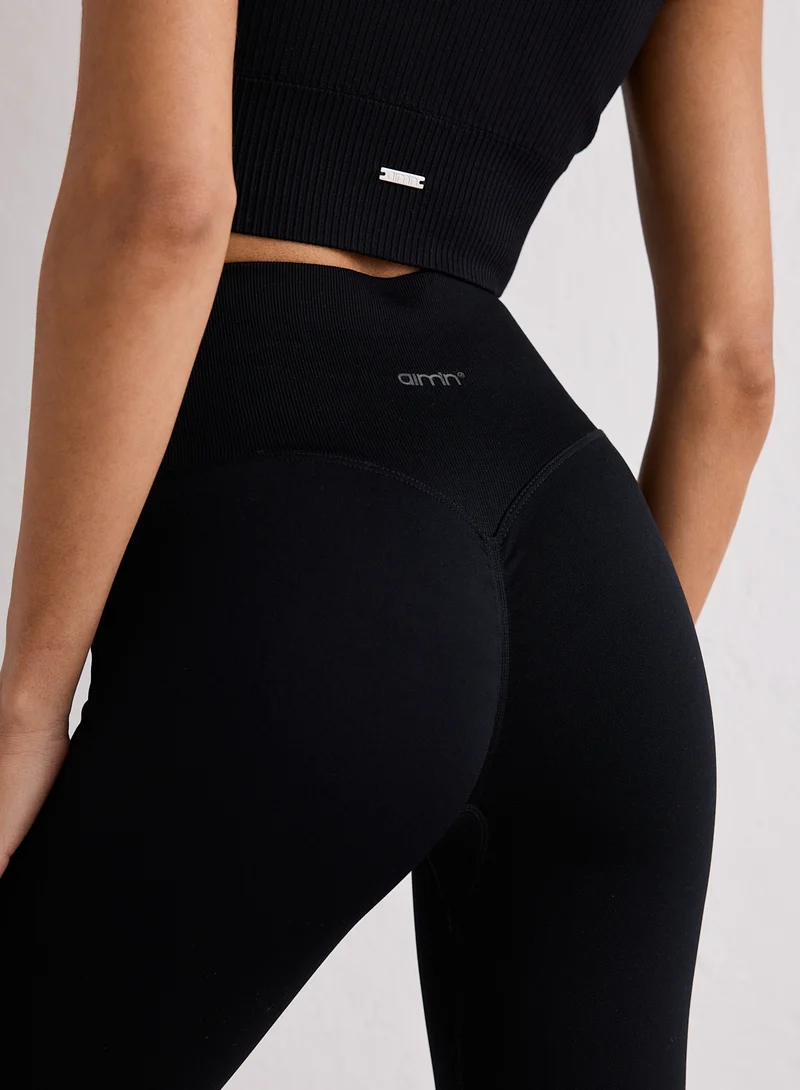 Black Shape Seamless 7/8 Tights