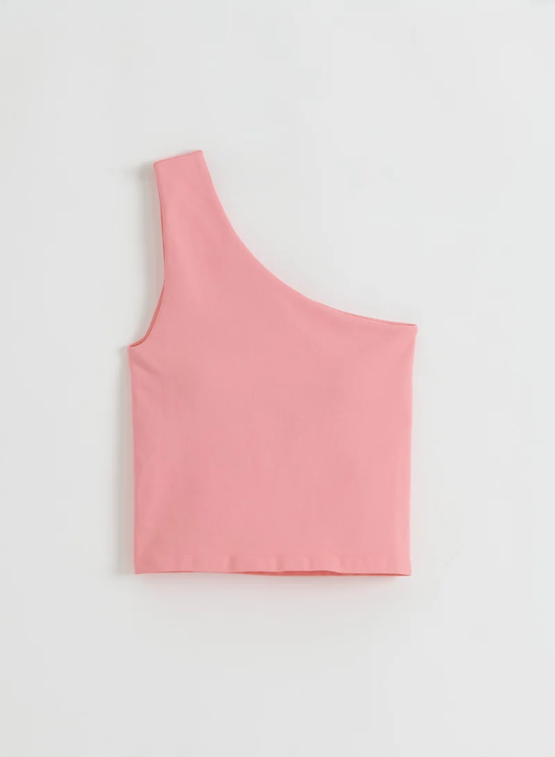 Blush Shape Seamless One Shoulder Bralette
