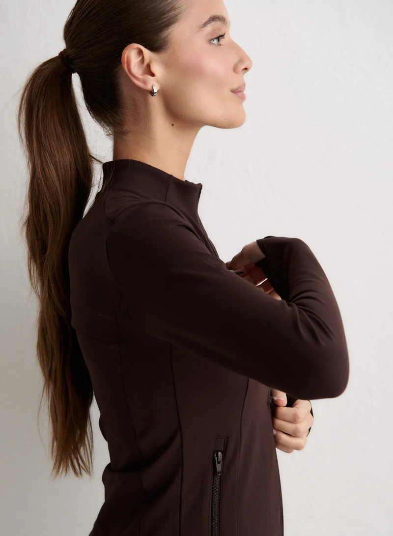 Chocolate Sense Zip Jacket