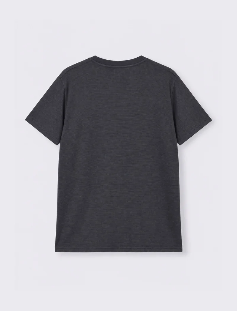 T-SHIRT WAFFLE REGULAR FIT - Avion