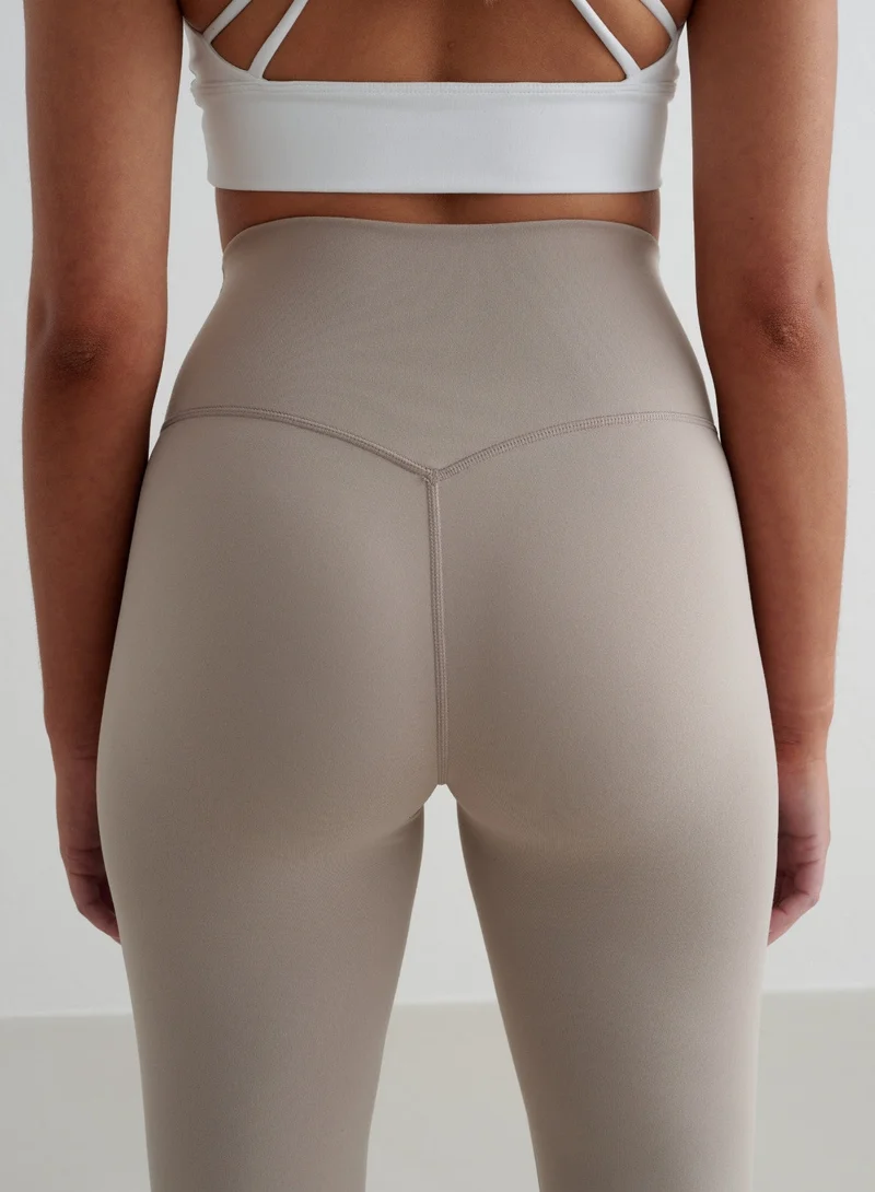 Dark Clay Sense Flare Tall Tights