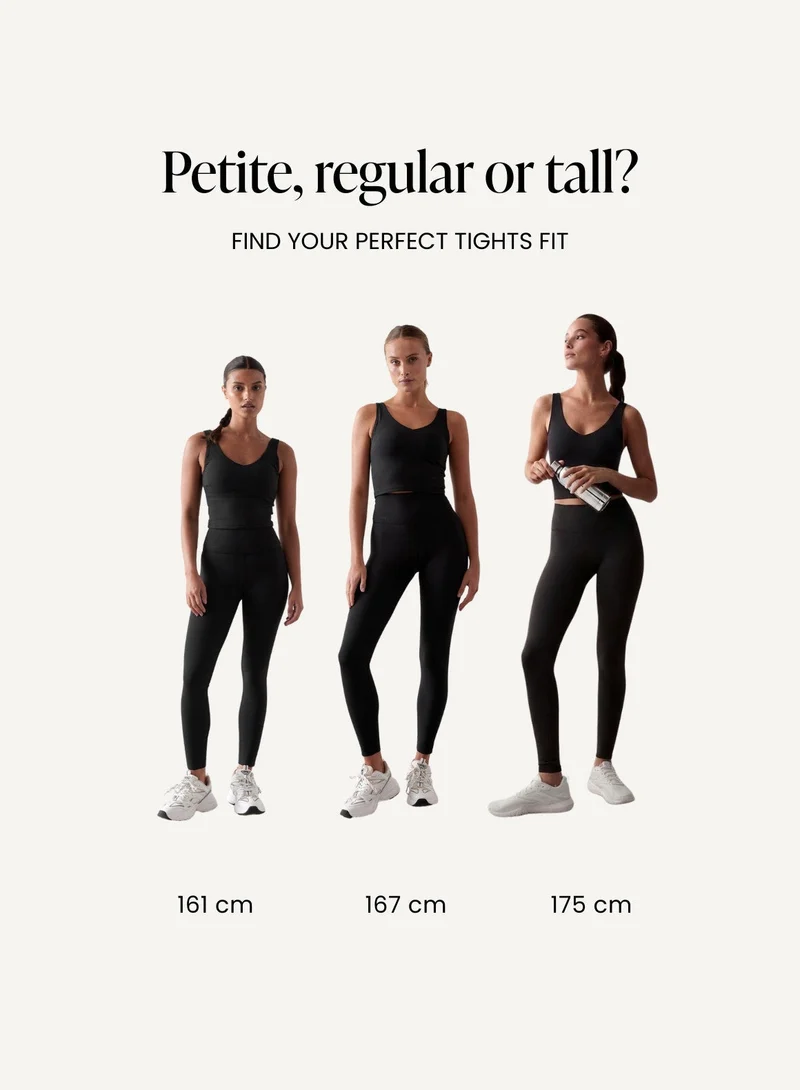 Black Sense Petite Tights