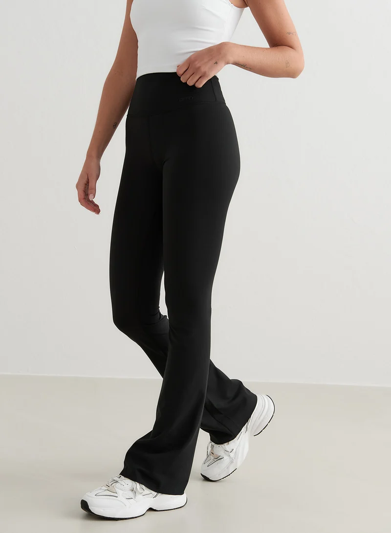 Black Sense Flare Tights