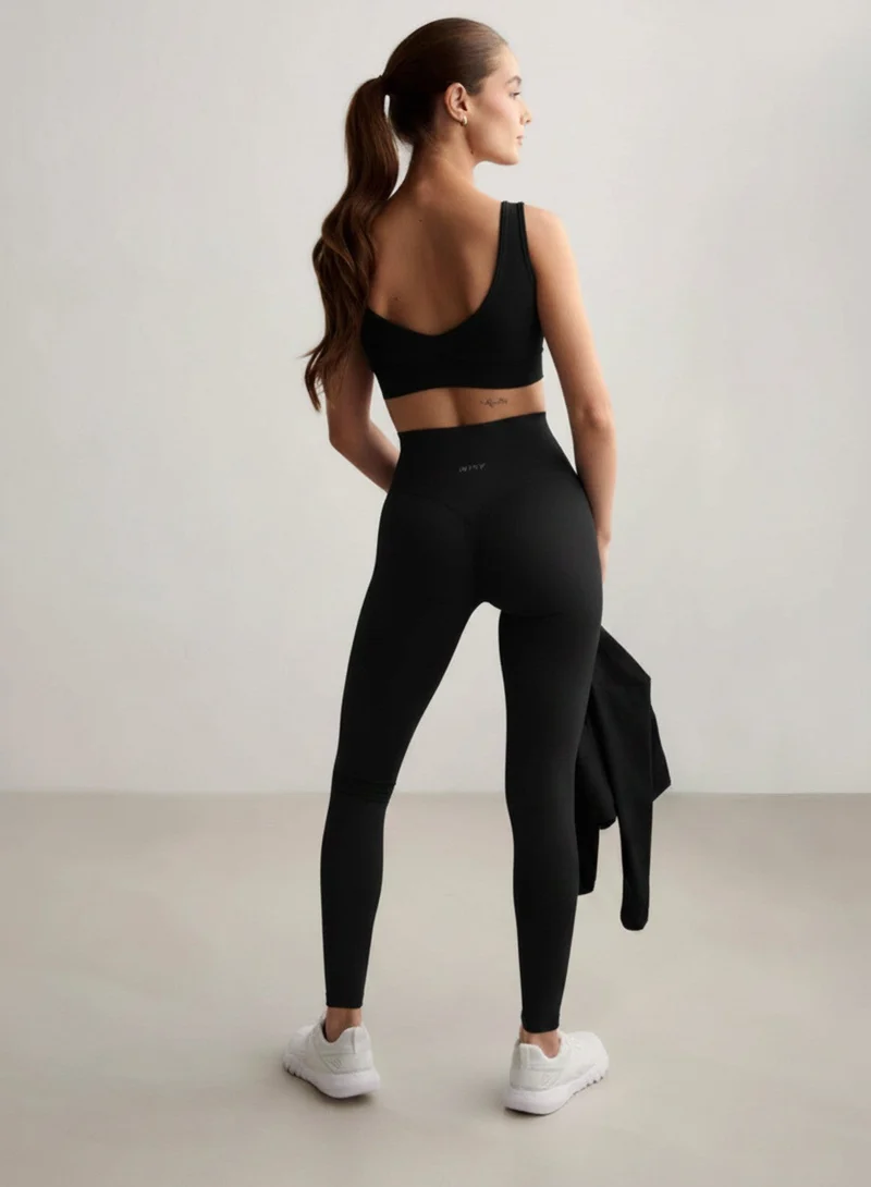 Black Shape Seamless Tights