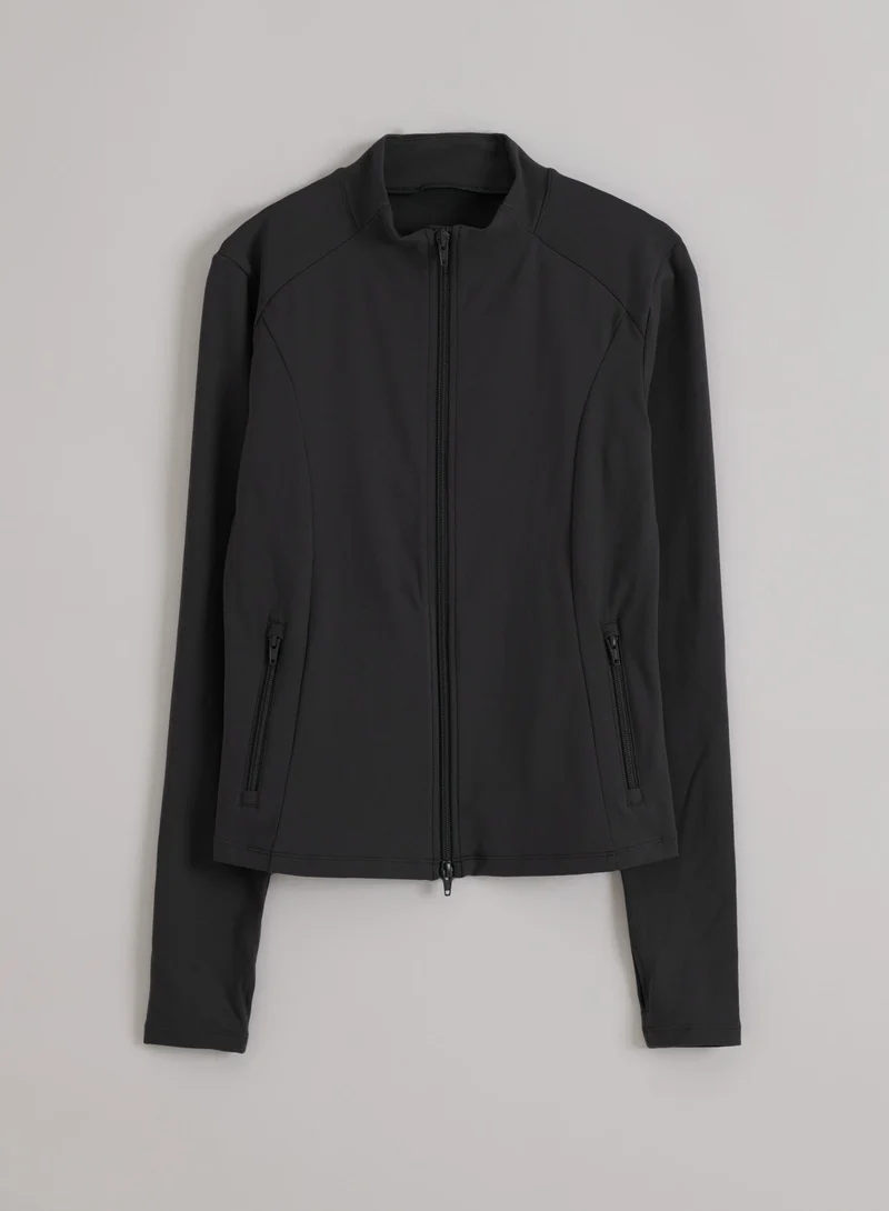 Shadow Grey Sense Zip Jacket
