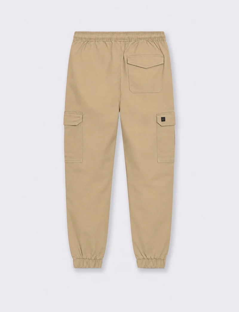 PANTALONI CARGO SLIM FIT - Beige