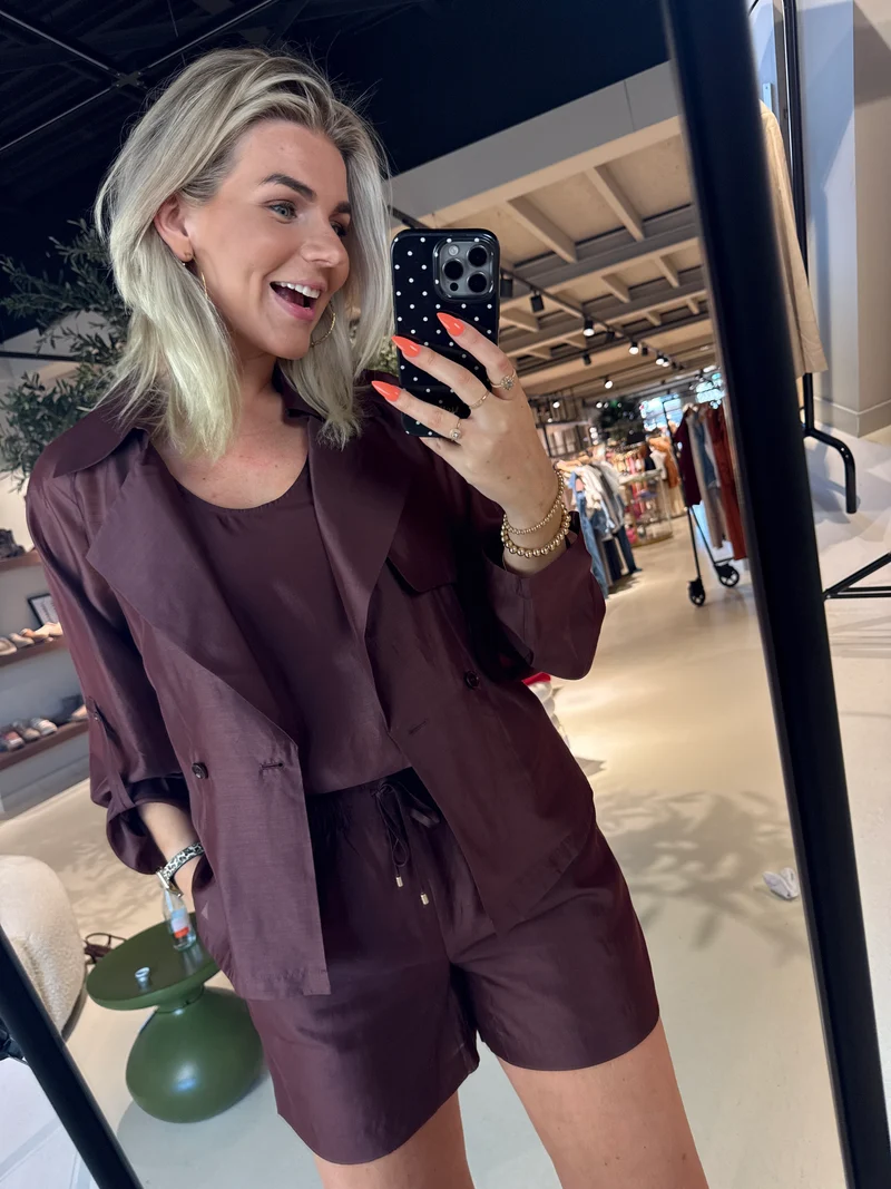 Svea short trench blazer