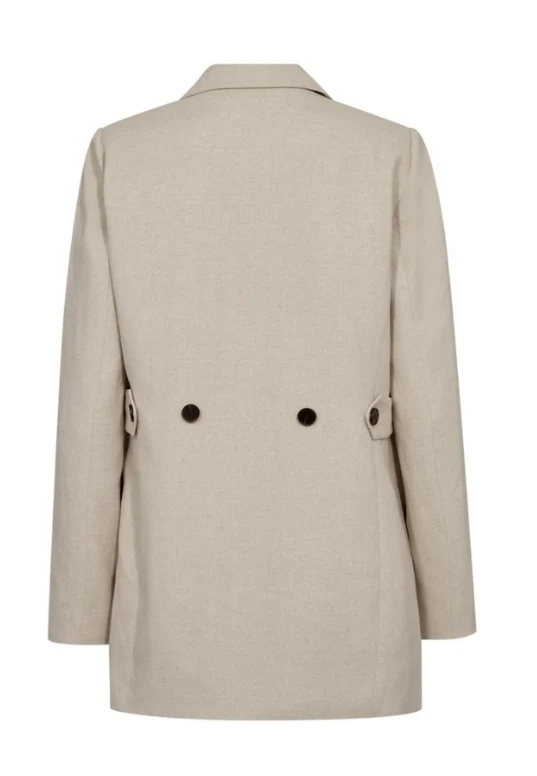 LeenaCC Linen Fitted Blazer