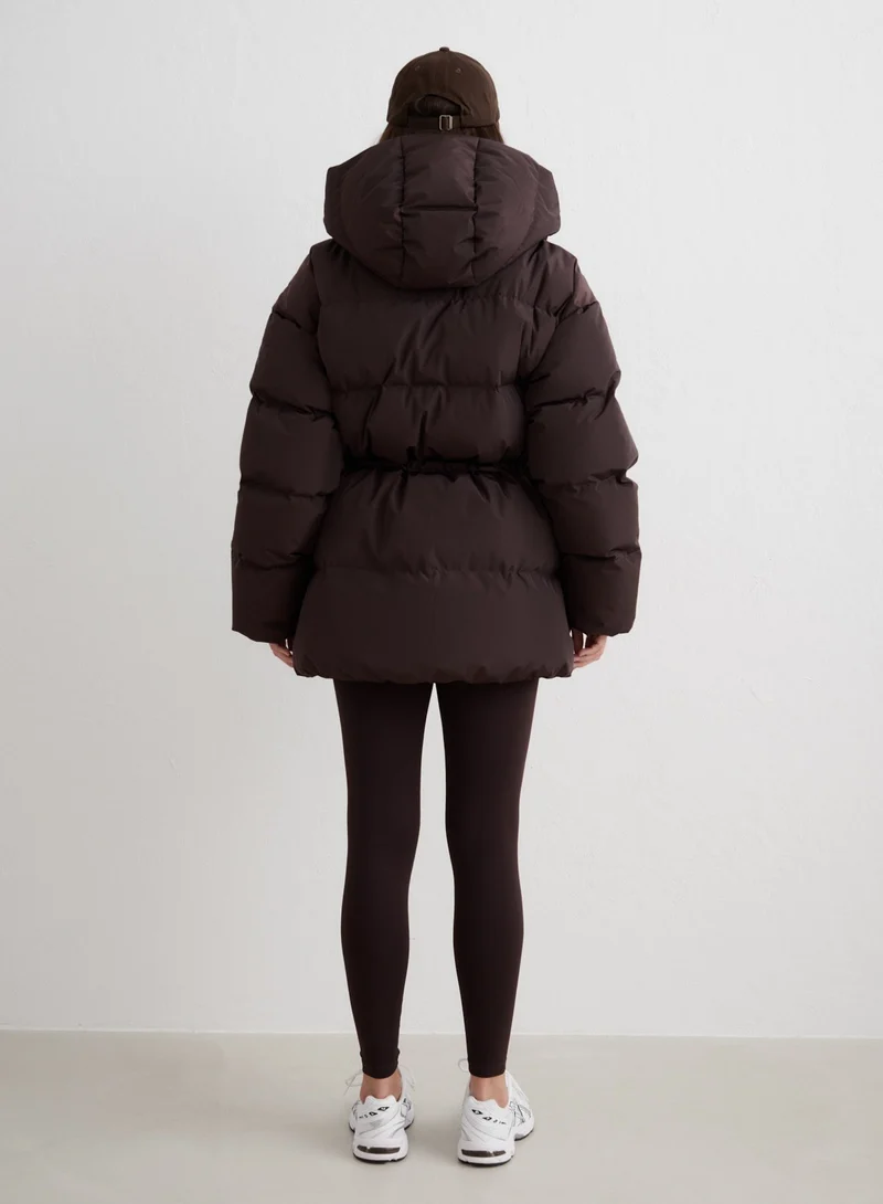 Cacao Moment Puffer Jacket