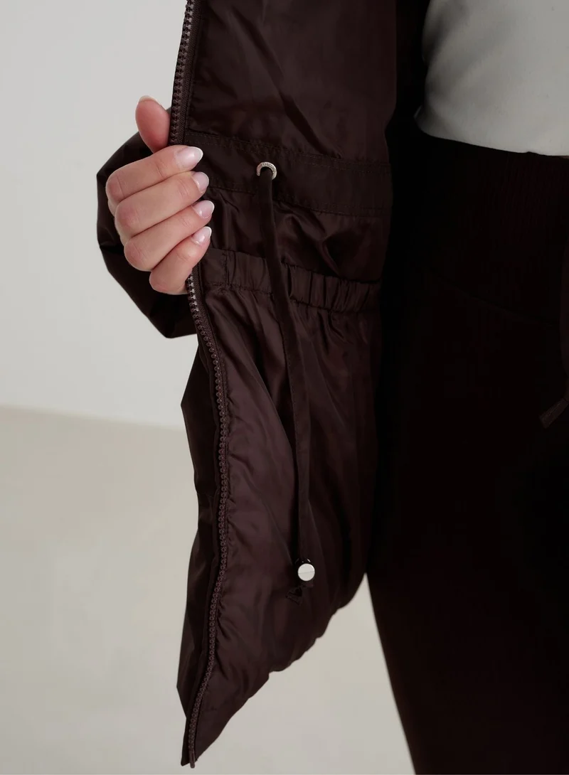 Cacao Moment Puffer Jacket
