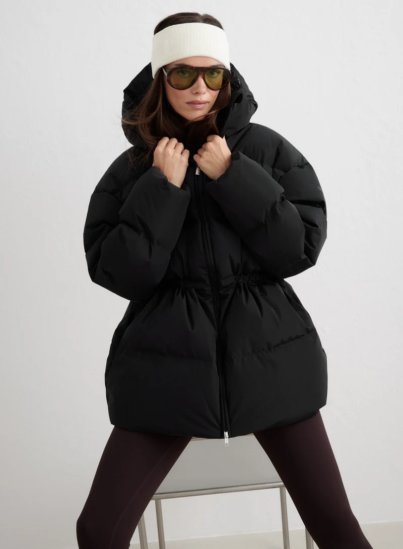 Black Moment Puffer Jacket