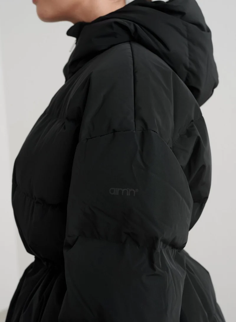 Black Moment Puffer Jacket