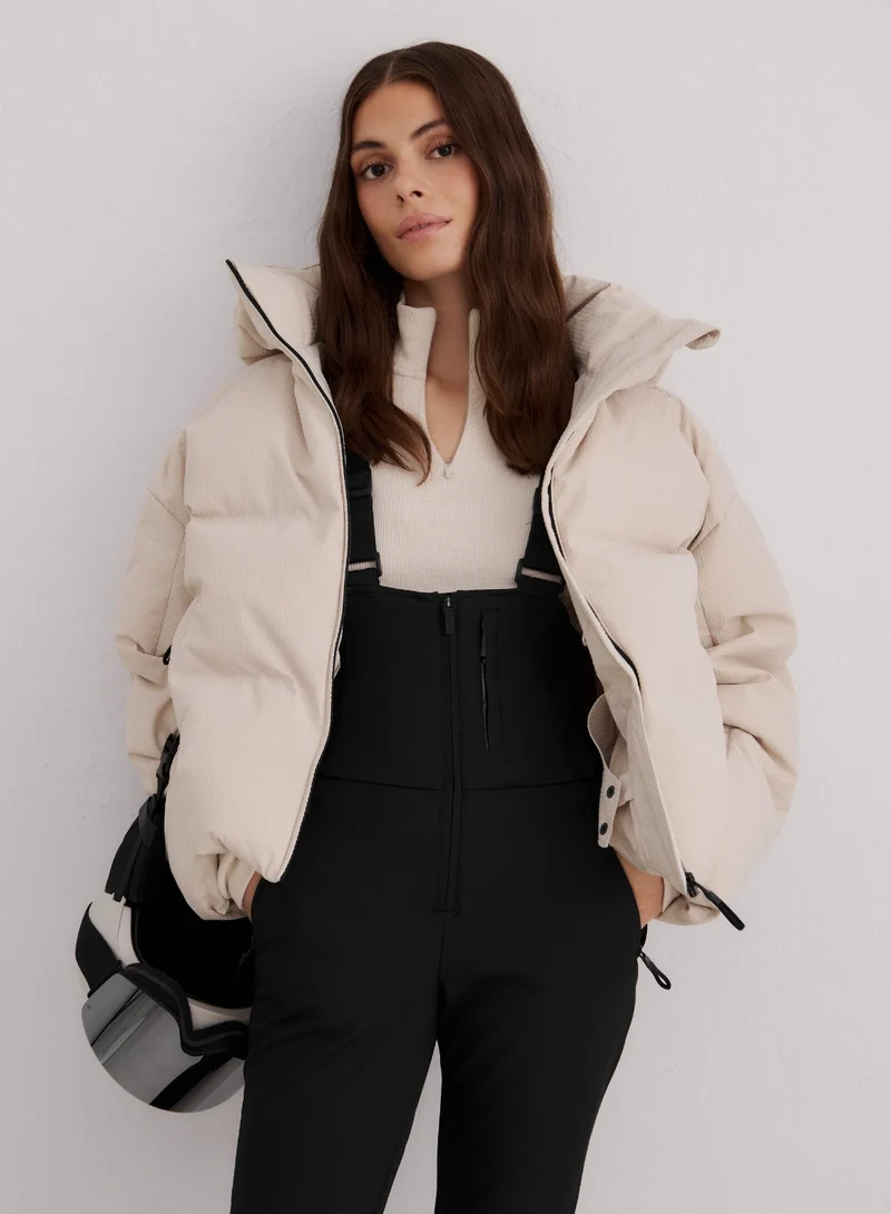 Café Au Lait Cortina Puffer Jacket