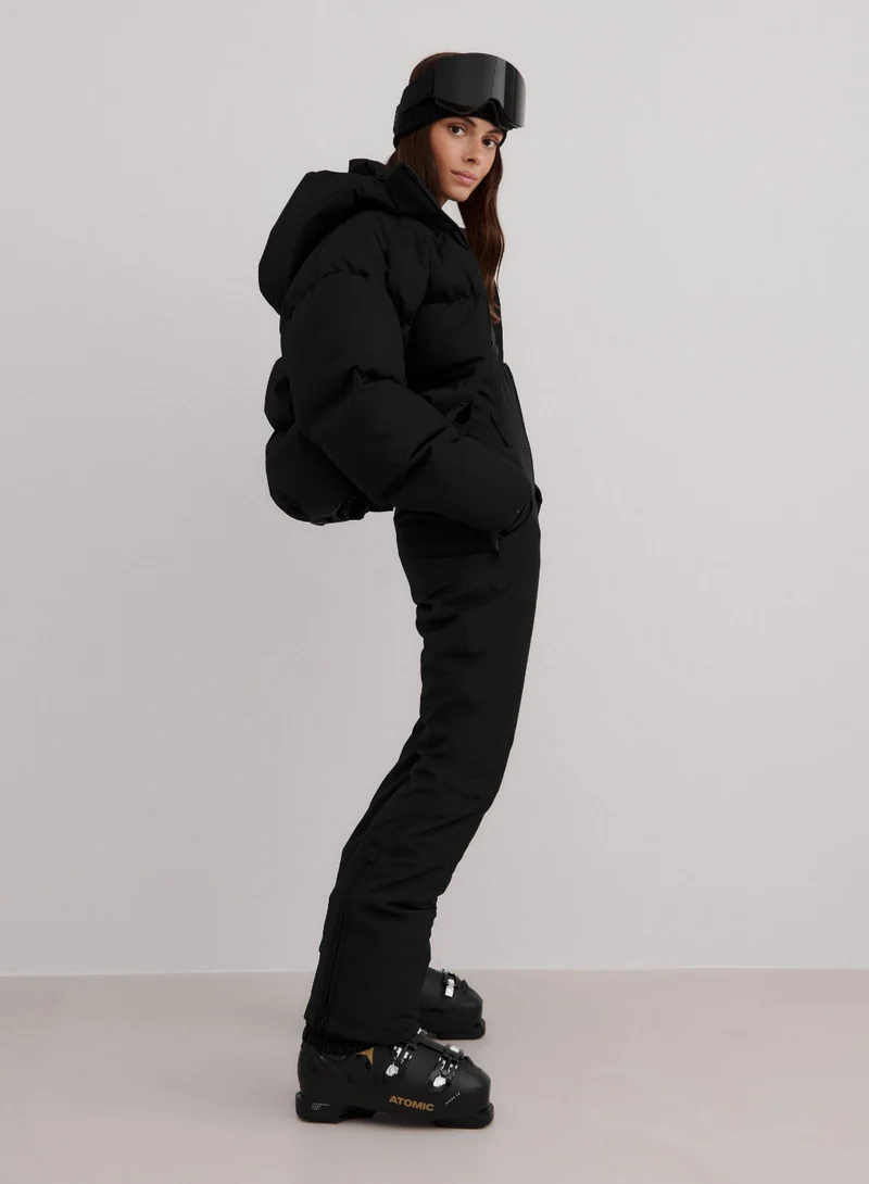 Black Cortina Puffer Jacket