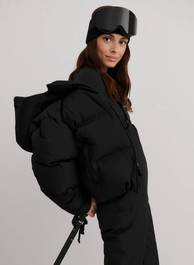 Black Cortina Puffer Jacket