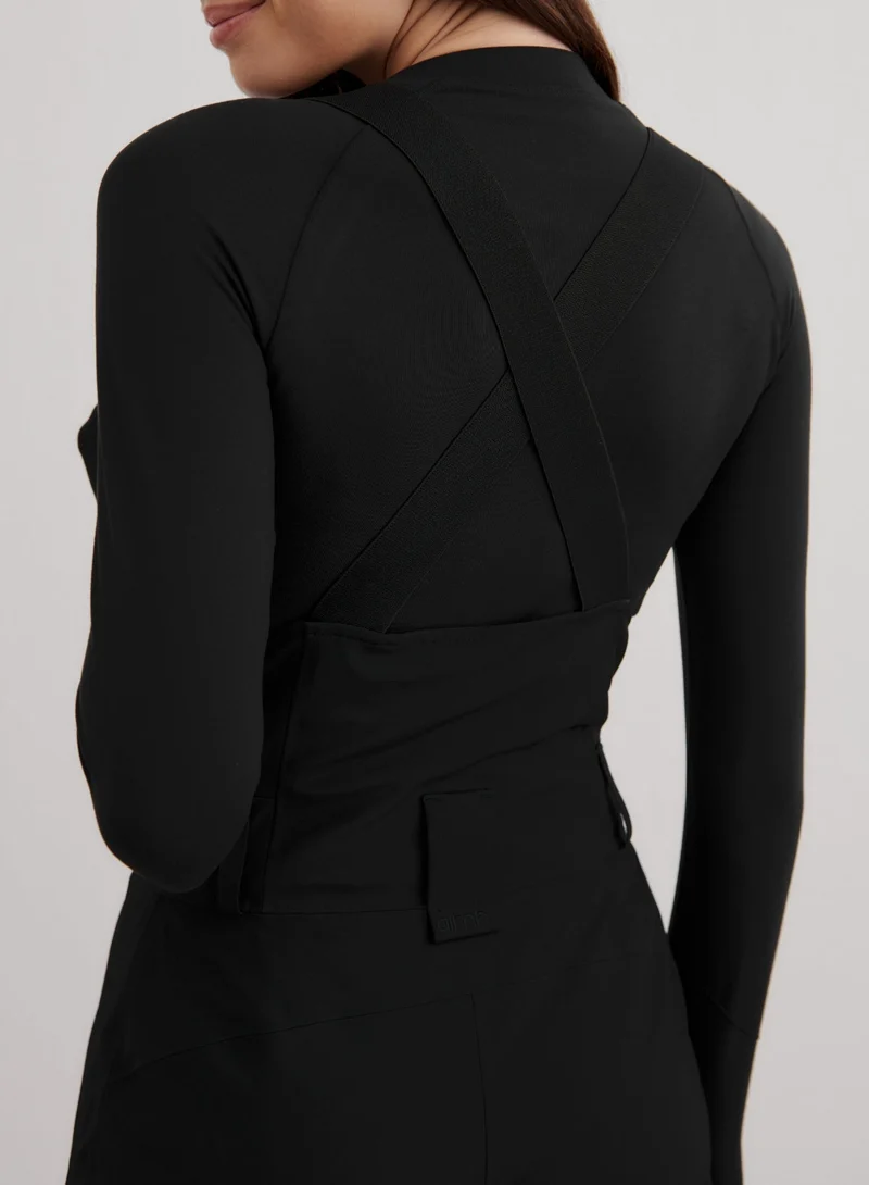 Black Vermont Padded Bib Pants