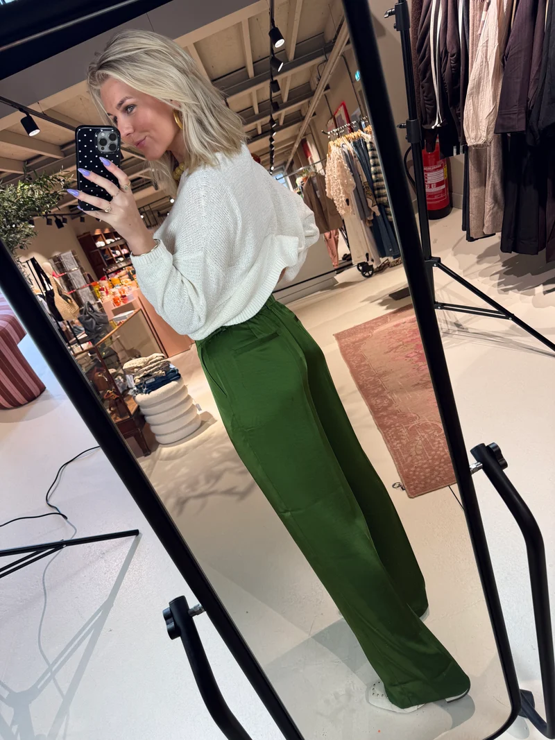 Jules satin smart pants