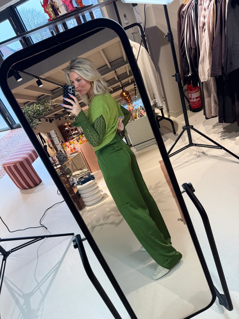 Jules satin smart pants