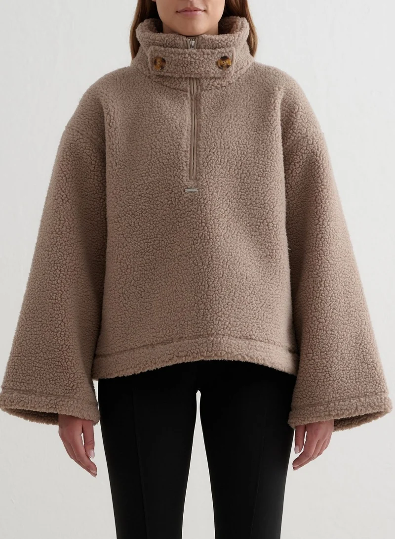 Dark Clay Pile Anorak