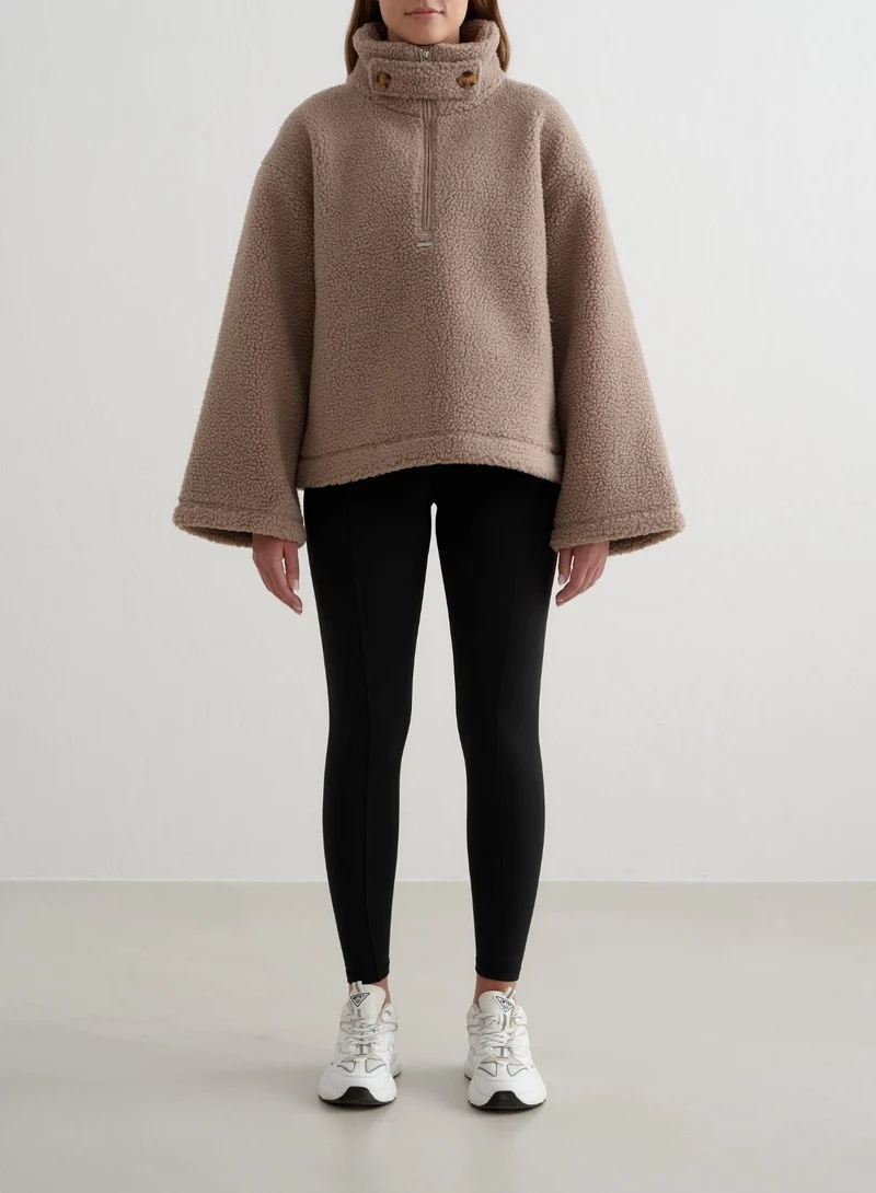 Dark Clay Pile Anorak