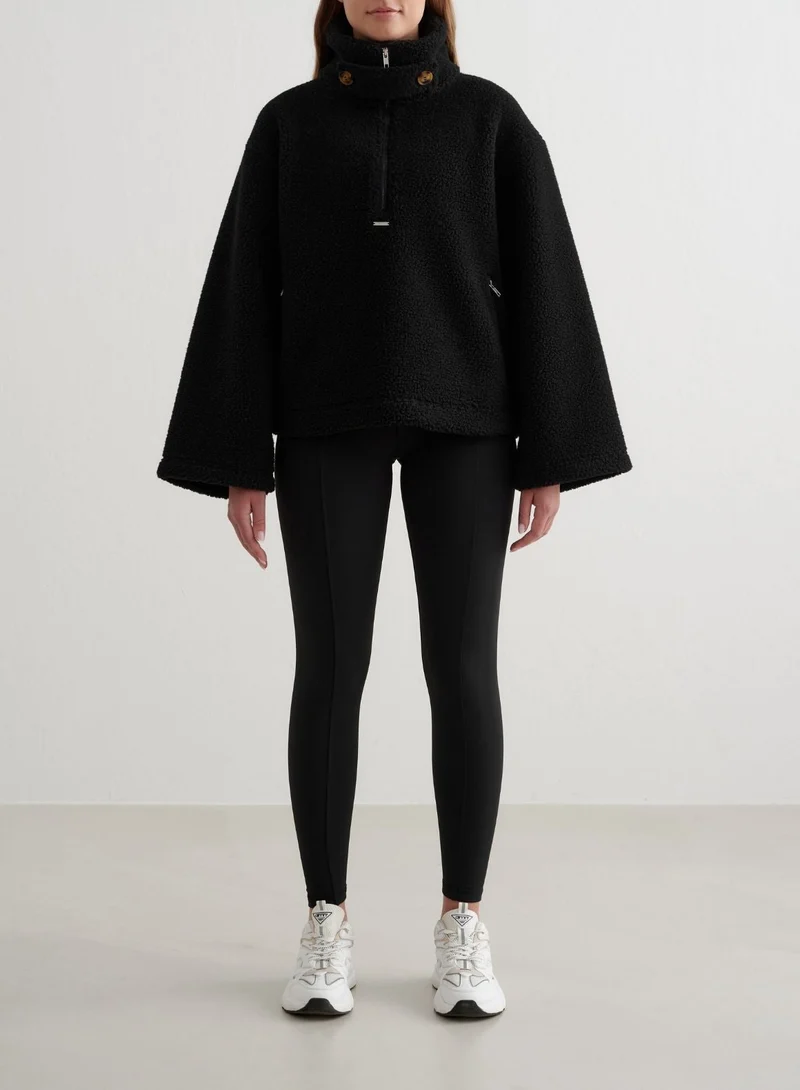 Black Pile Anorak