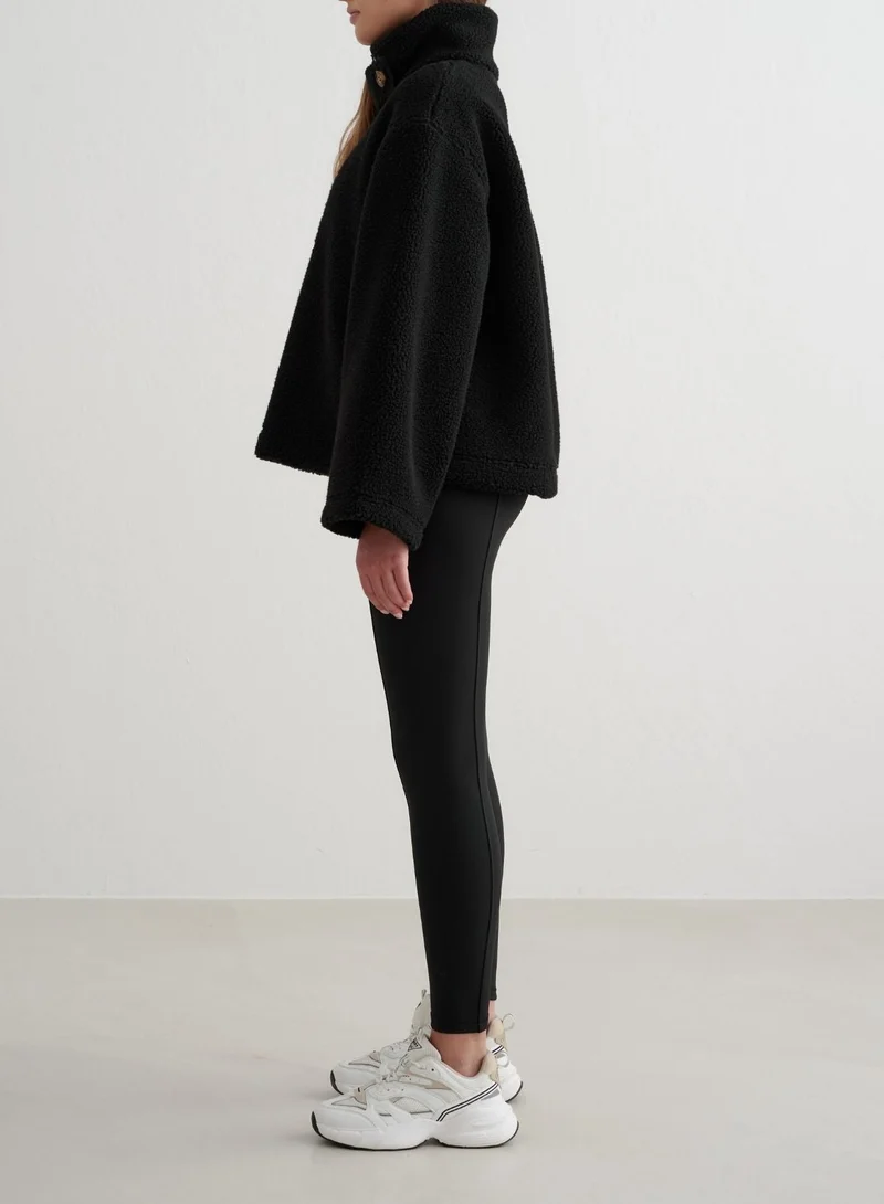 Black Pile Anorak