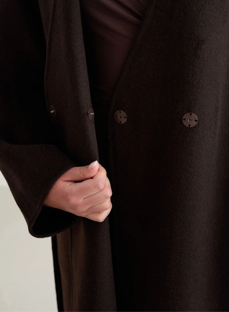 Chocolate Wool Coat
