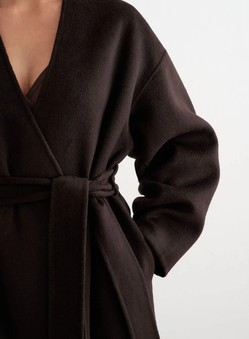 Chocolate Wool Coat