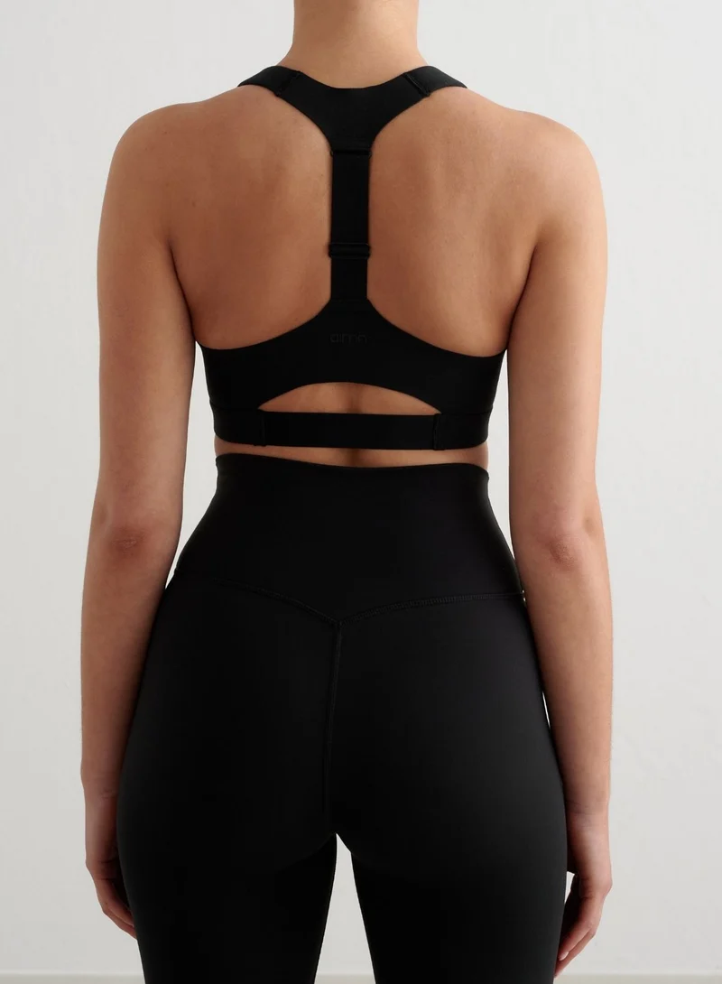 Black Sense High Support Bra