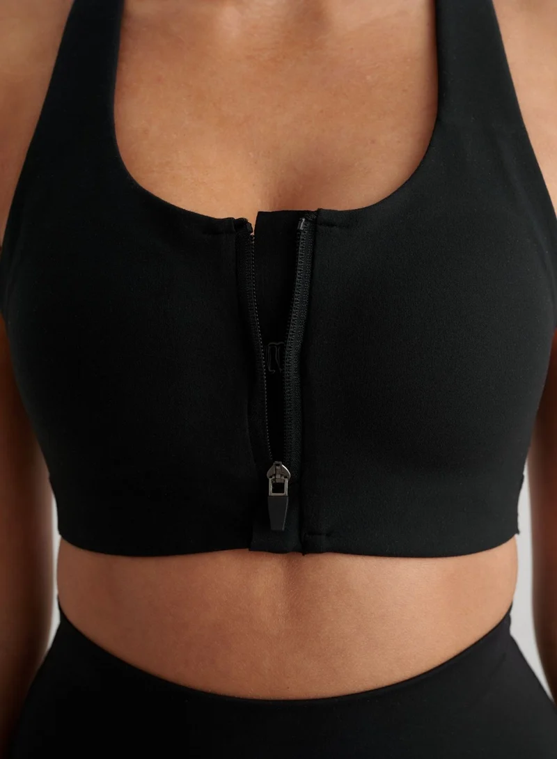 Black Sense High Support Bra