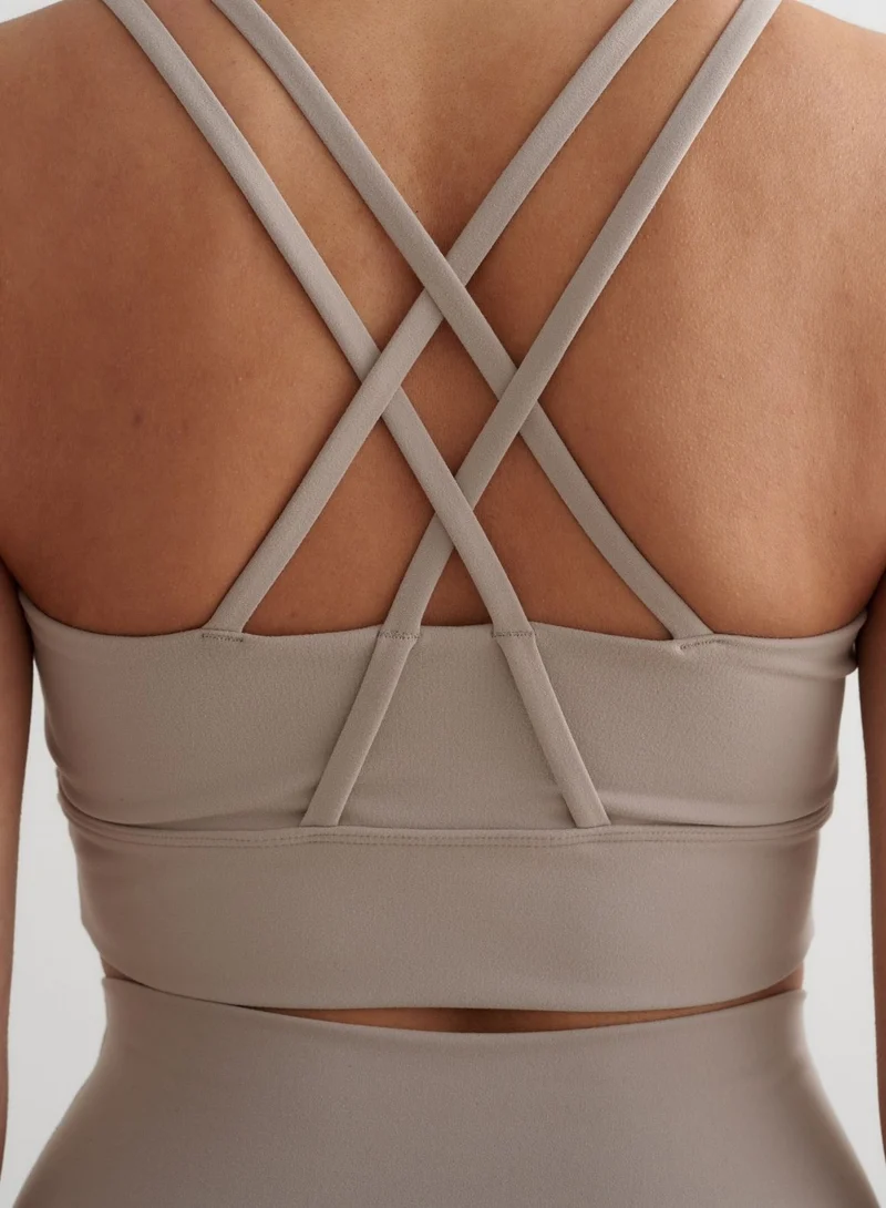 Dark Clay Sense Sports Bra