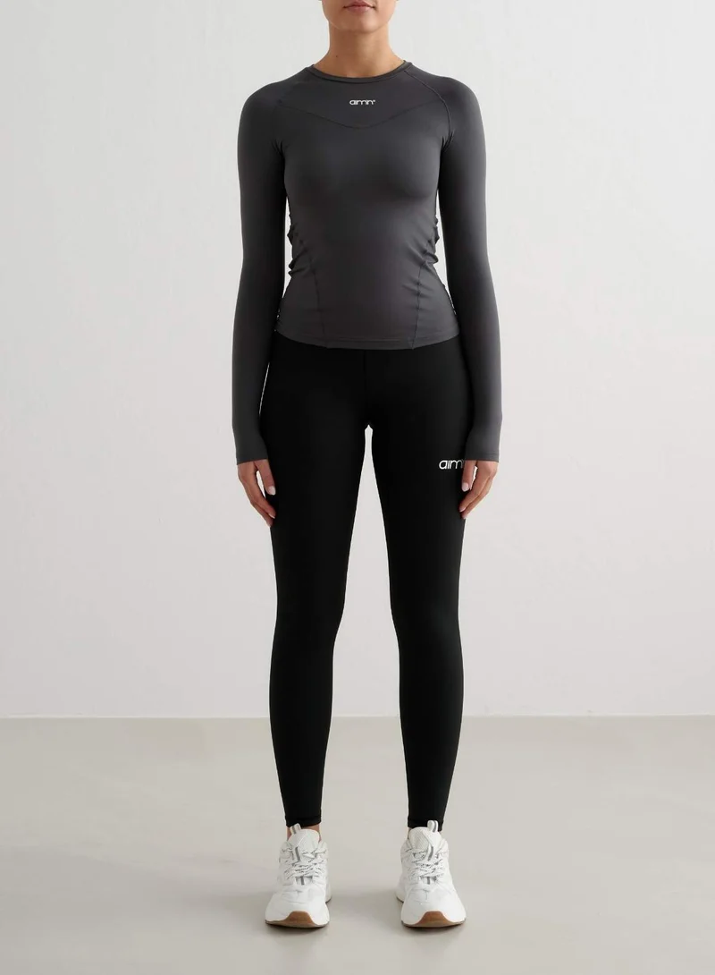 Shadow Grey Soft Basic Long Sleeve