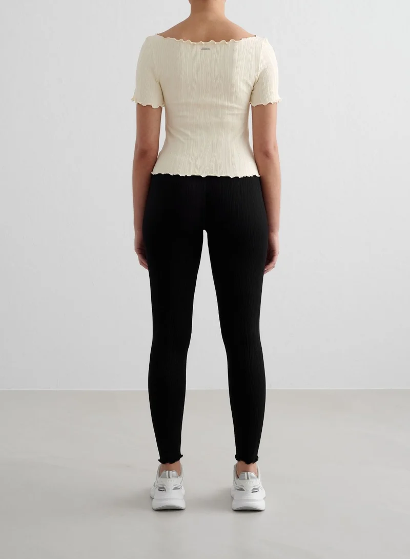 Black Tulip Tights