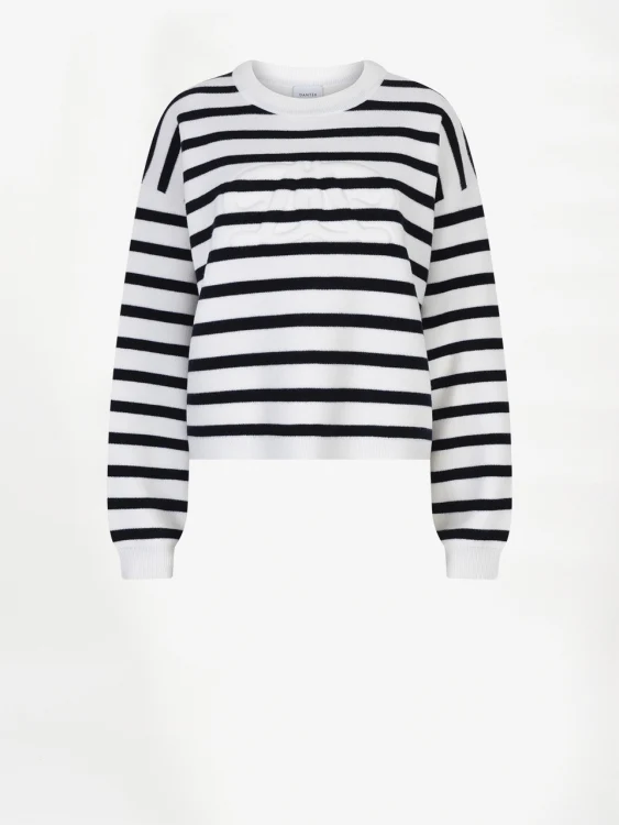 Twixa stripe 3D logo sweater