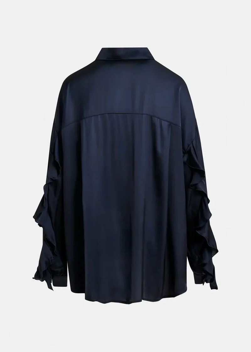 Judith Oversized Ruffle Shirt
