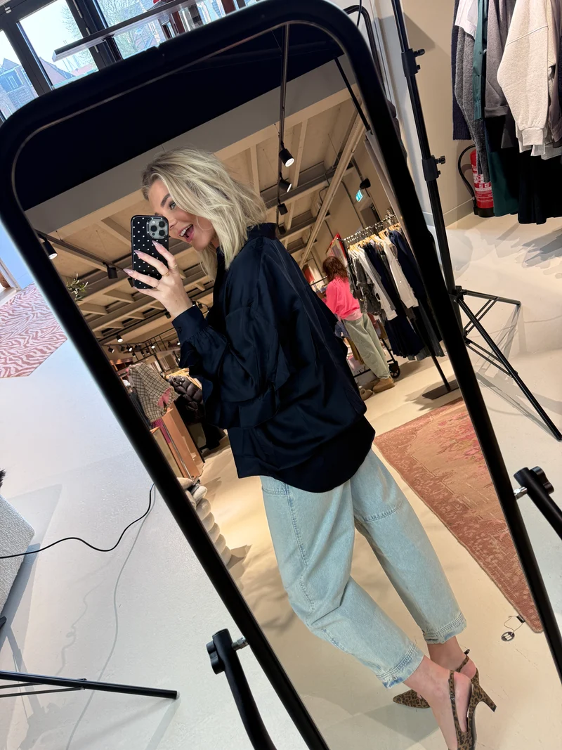 Judith Oversized Ruffle Shirt