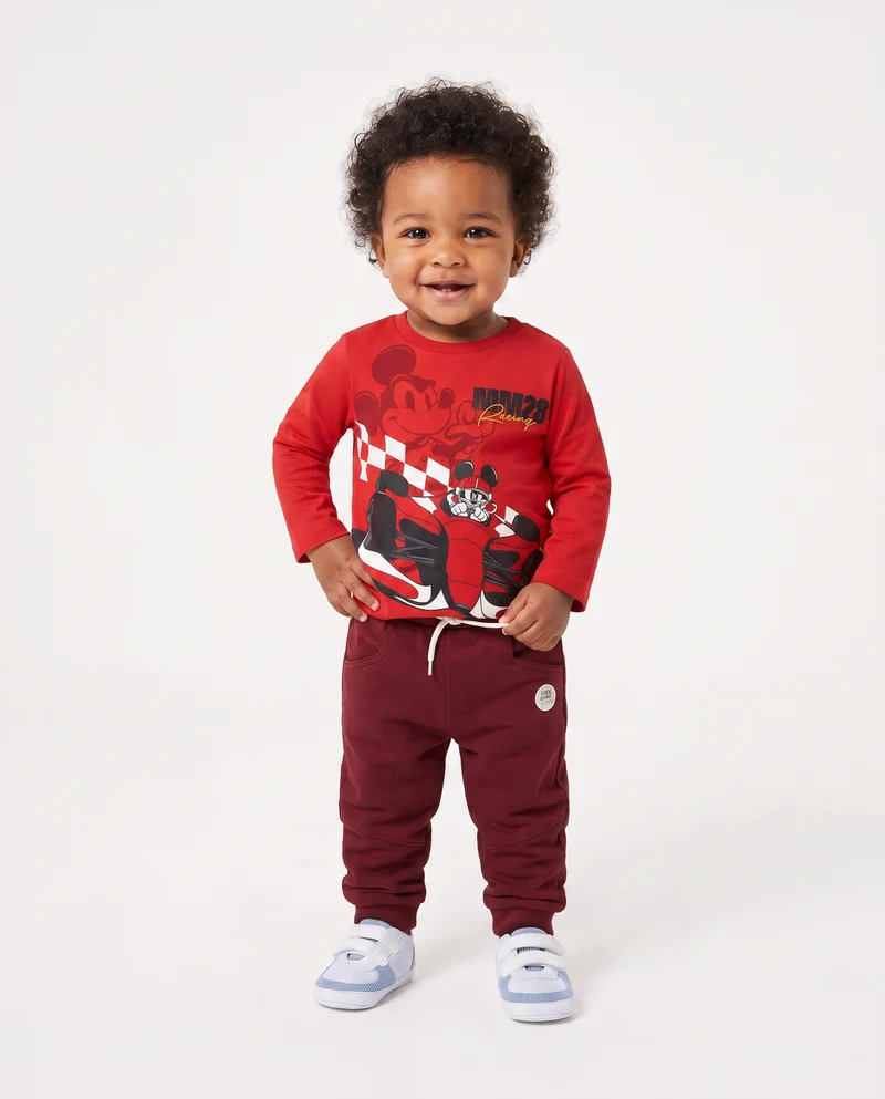 Pantafitness e Jogger in felpa casual - Bordeaux
