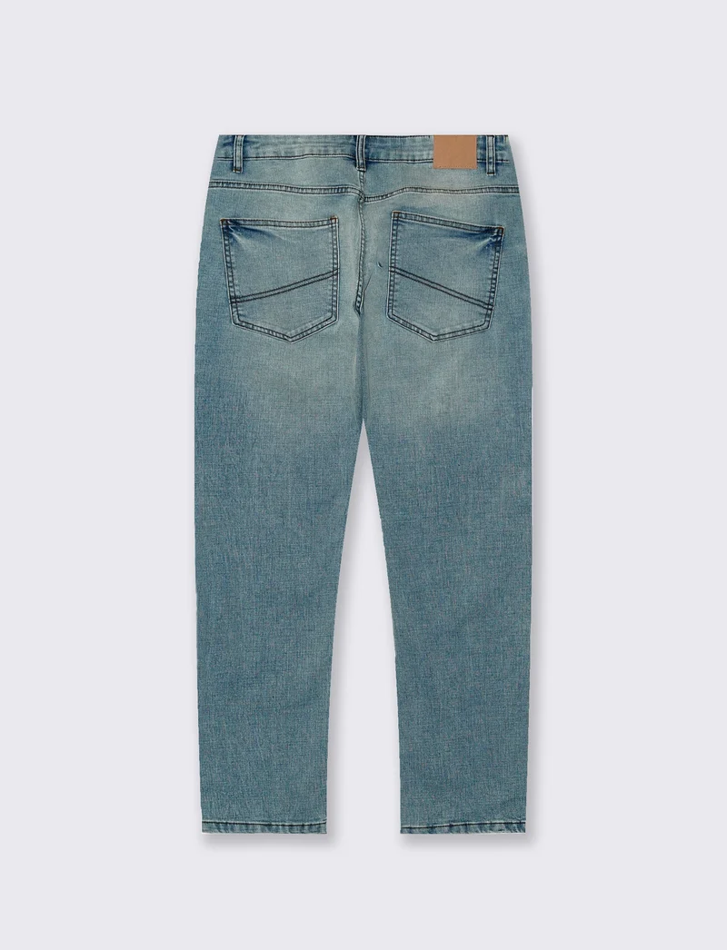 JEANS SLIM FIT BLU CHIARO. - Denim chiaro