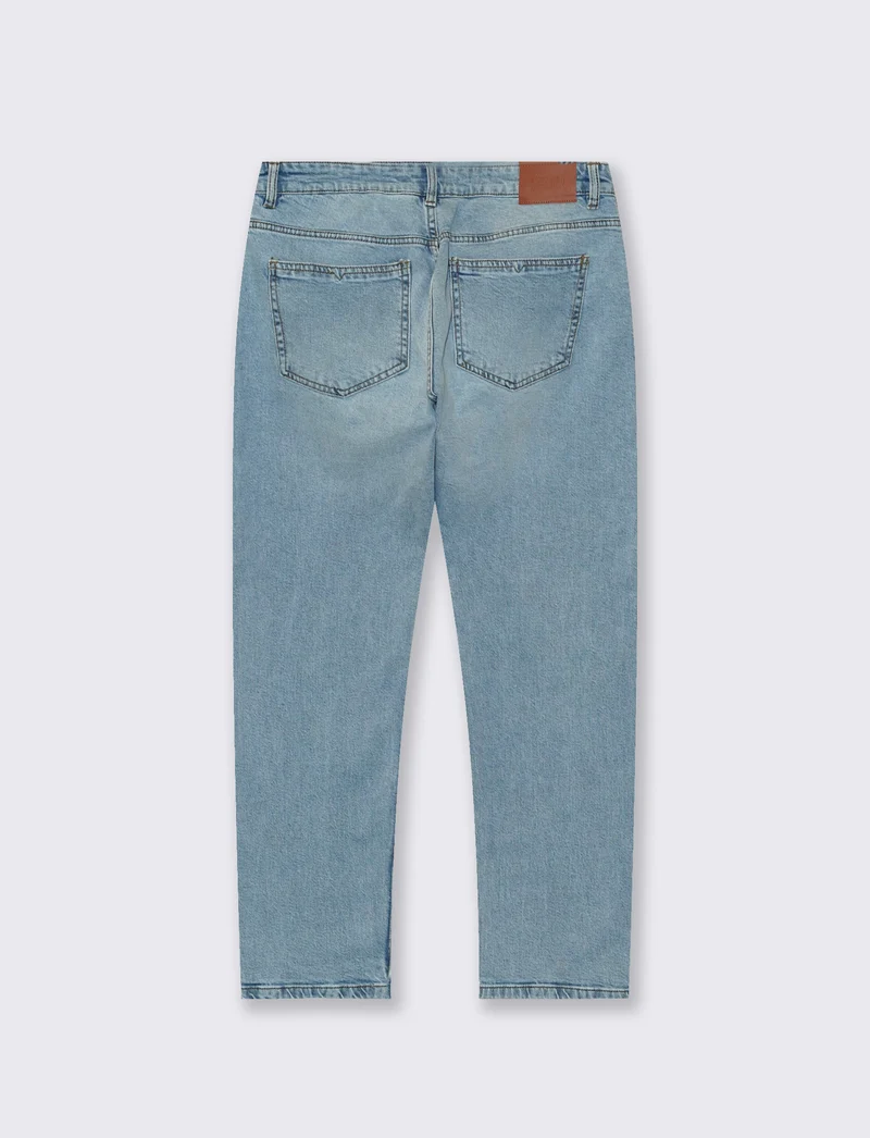 JEANS REGULAR FIT BLU CHIARO - Denim chiaro