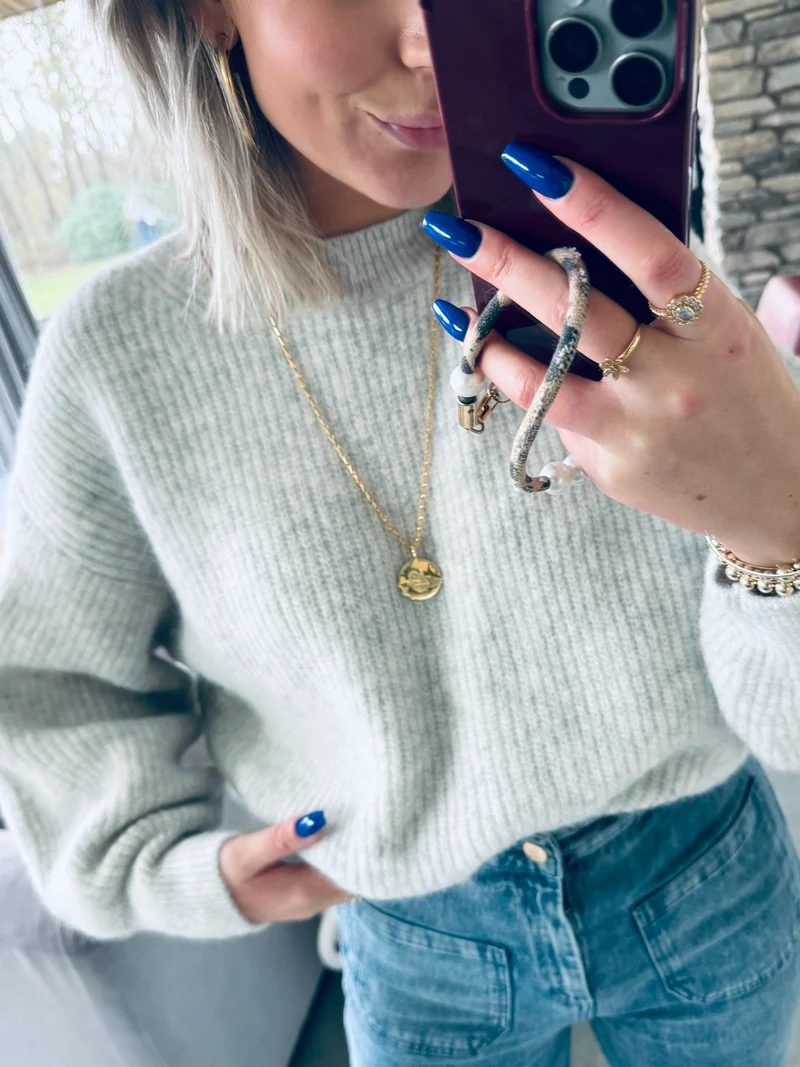 Kyara Pullover - Light Grey