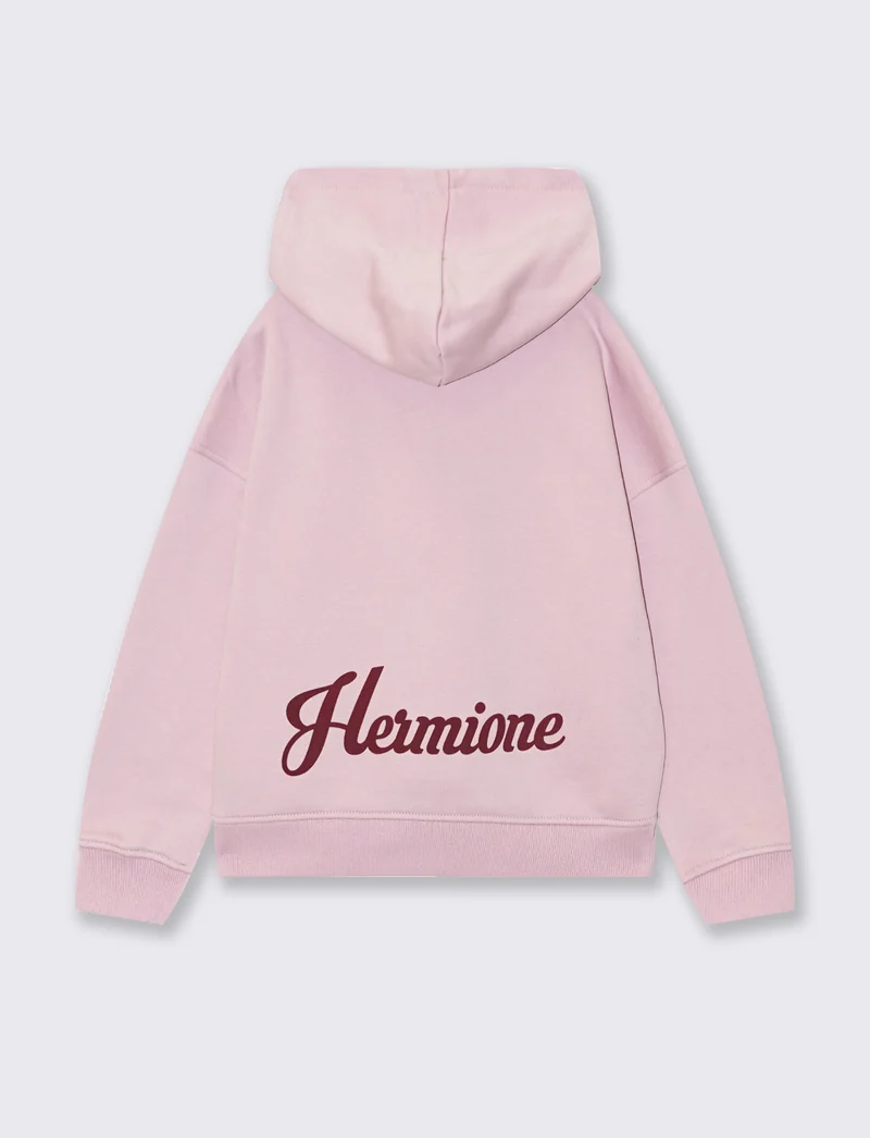 Felpa con cappuccio Harry Potter Hermione - Rosa polvere