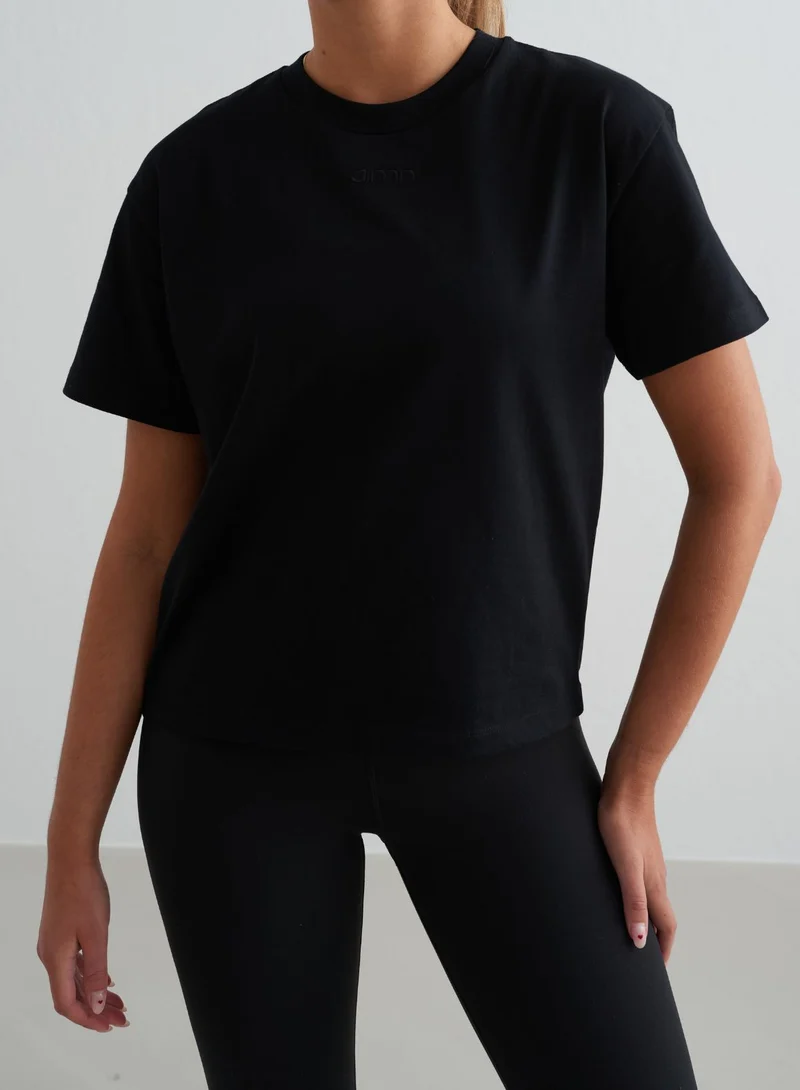 Black Boxy T-shirt