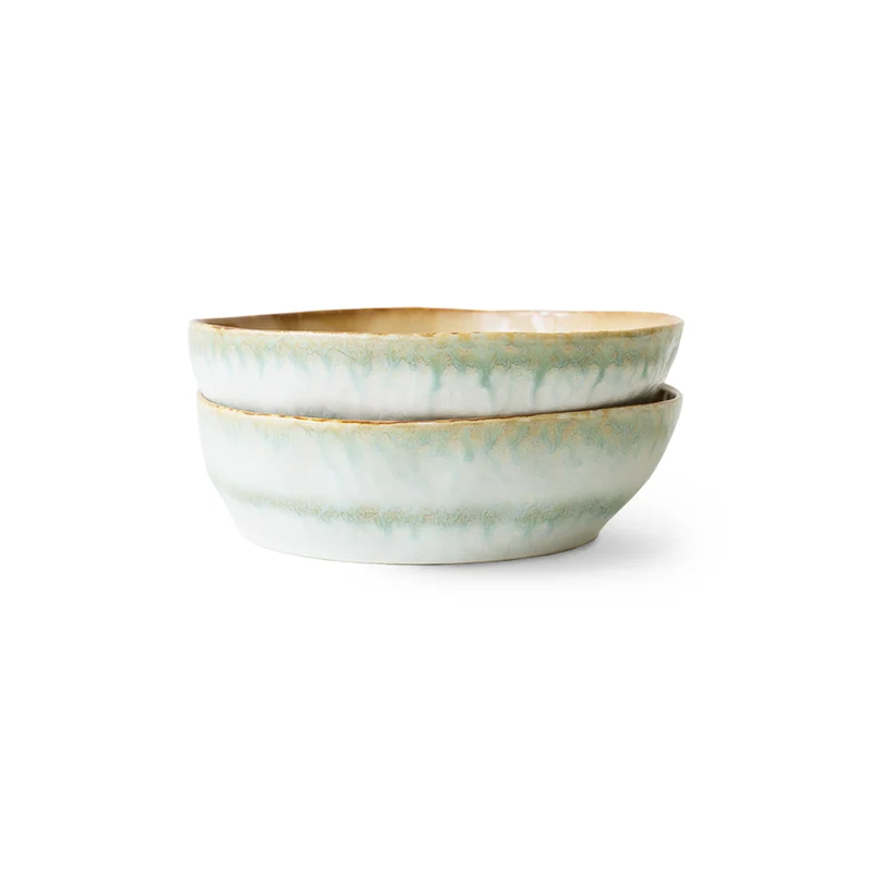 70s ceramics: pasta bowl PER STUK